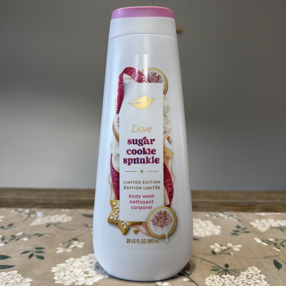 Dove Sugar Cookie, Liquid Body Wash Holiday Treats Limited Edition 20 oz